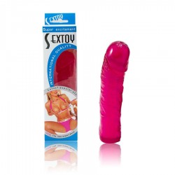 Gode ​​réaliste lilas super excitation 16.3cm