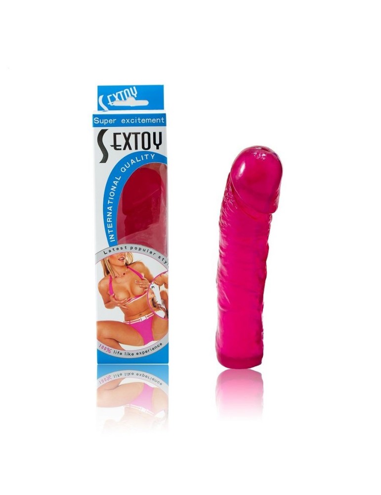 gode ​​réaliste lilas super excitation 16.3cm