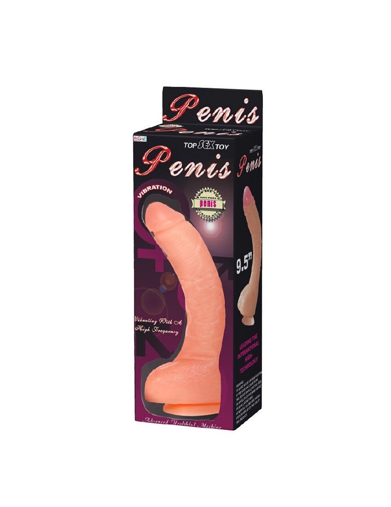 stimulateur de point-g gode réaliste vibration pénis 21 cm_8