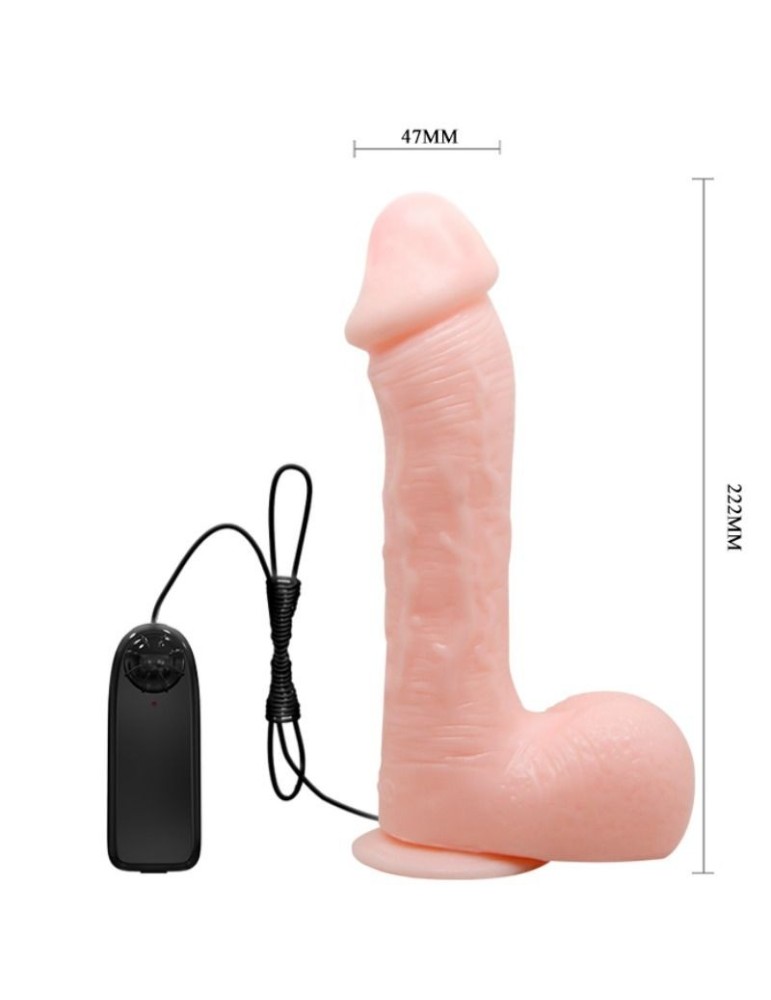 gode ​​réaliste homme fort et courageux avec ventouse et vibration_3