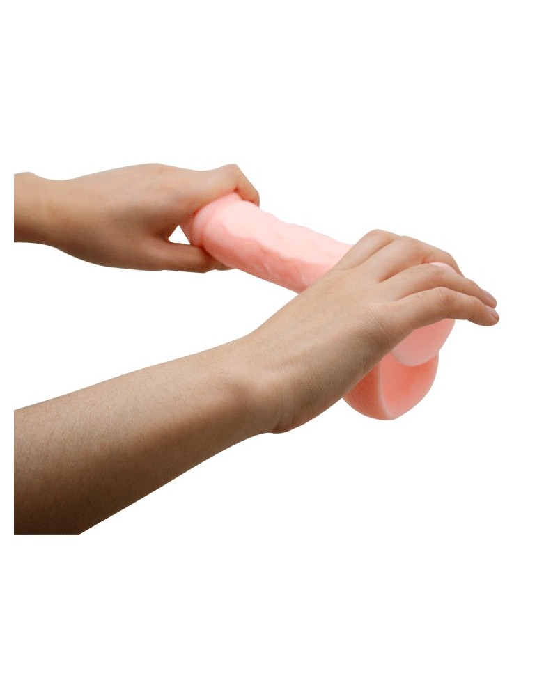 gode ​​réaliste homme fort et courageux avec ventouse et vibration_5