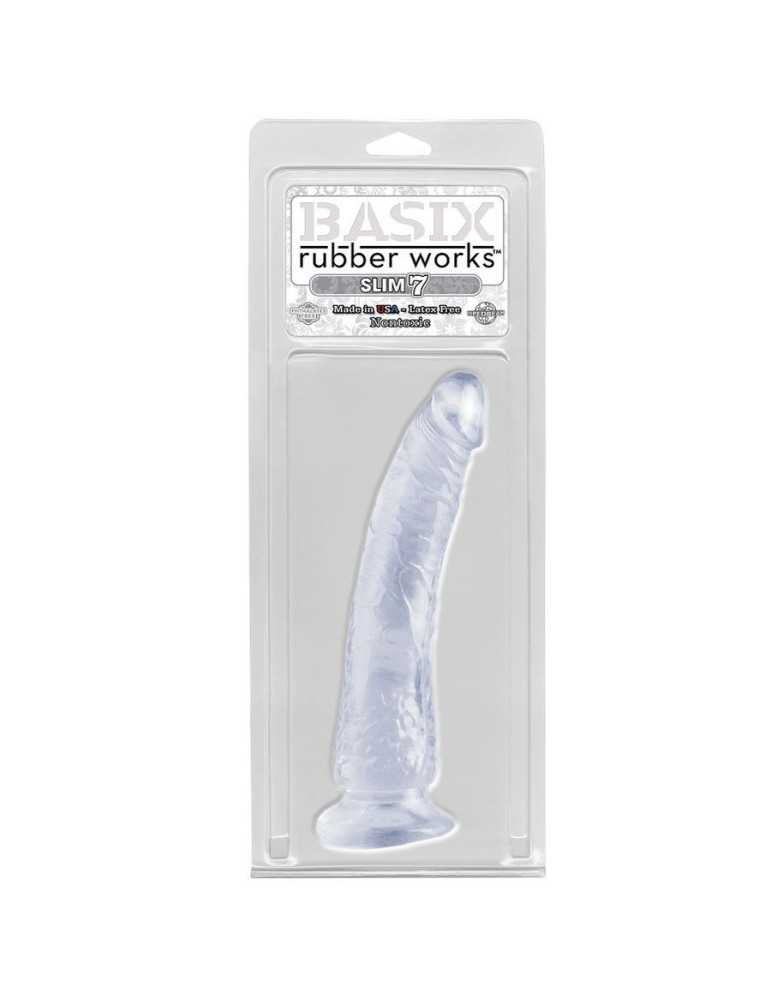 basix slim jelly penis 19 cm transparent