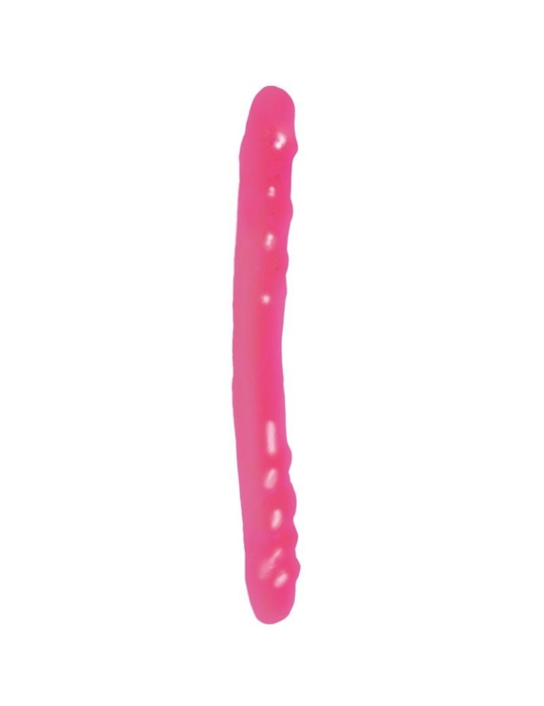 gelée rose basix double pénis 37 cm_2