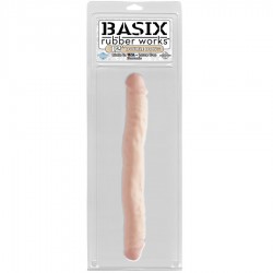 basix double pénis gélatine naturelle 34 cm
