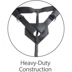 king cock strap-on double pénis 19,1 cm_7