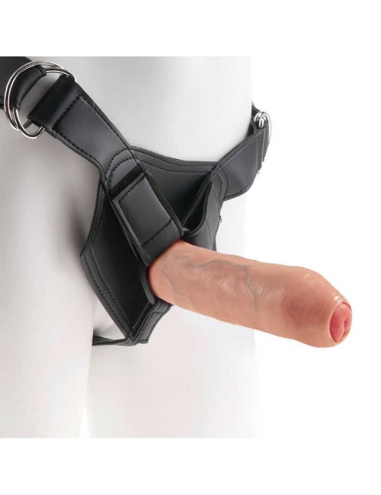 sangle de harnais king cock sur sangle coulissante 19,1 cm