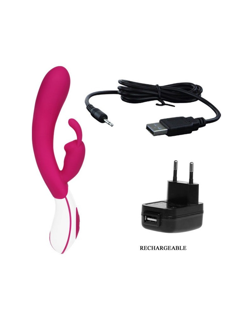 pretty love smart - vibromasseur rechargeable avec lapin vincent_10