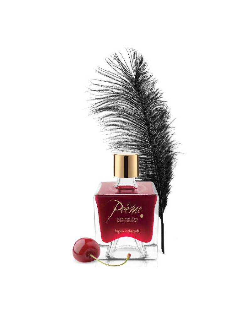 peinture comestible poème édition limitée cerise_2