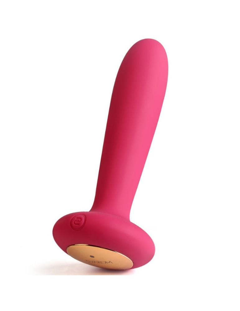 svakom primo plug télécommande chauffage anal 12cm vin rouge_2