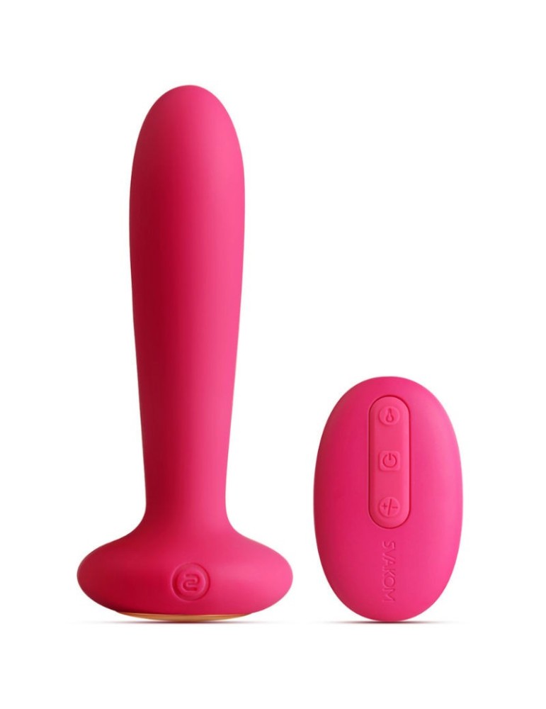 svakom primo plug télécommande chauffage anal 12cm vin rouge_4