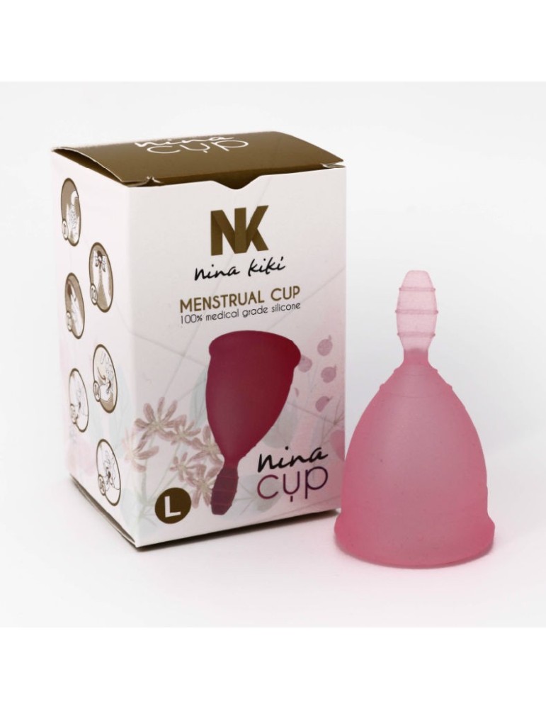 nina cup coupe menstruelle taille l rose 6 + 1 gratuit