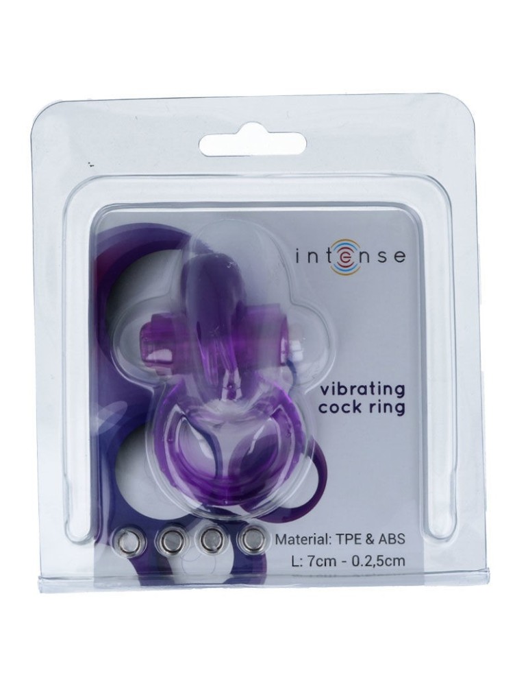 anneau vibrant lilas intense