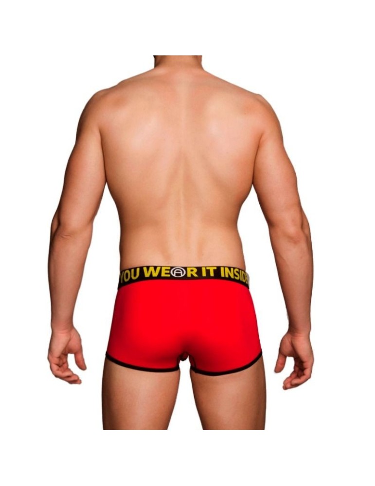 Macho - ms078 boxer de sport court rouge taille_2