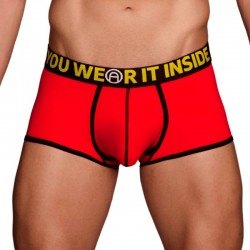 Macho - ms078 boxer de sport court rouge taille_3