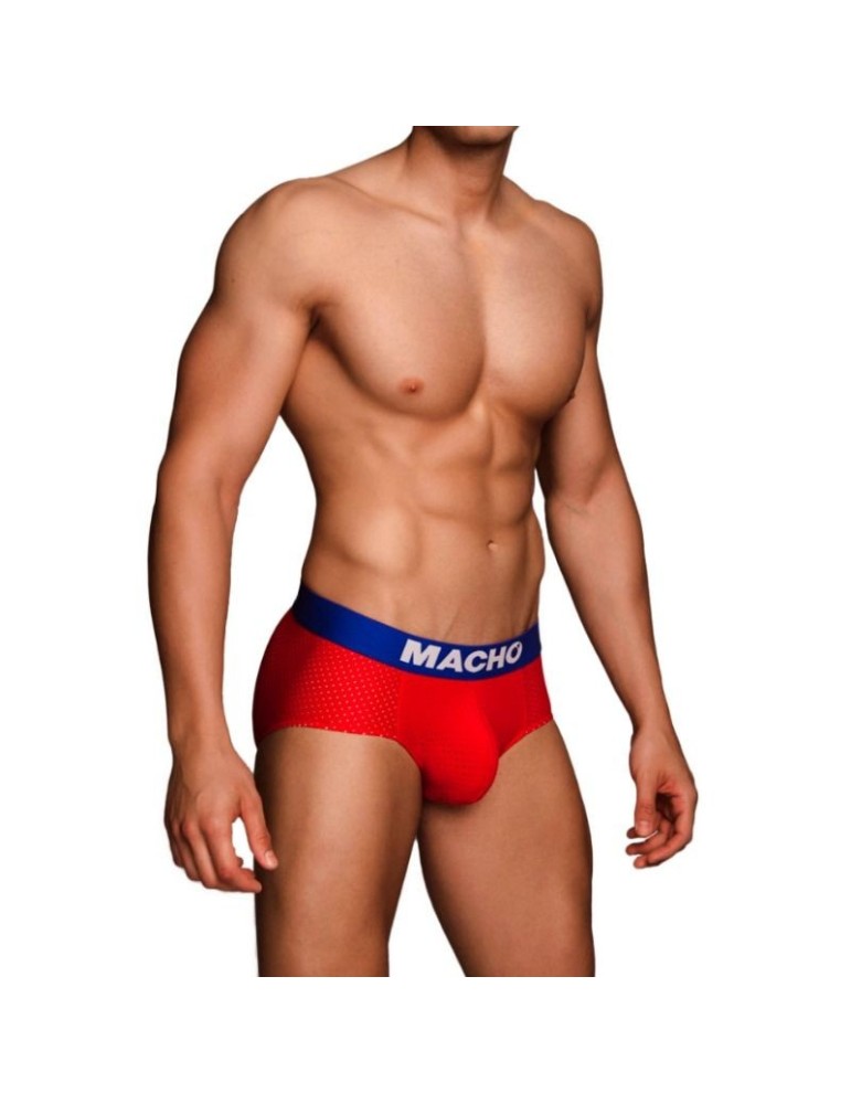 homme - ms080 culotte de sport rouge taille