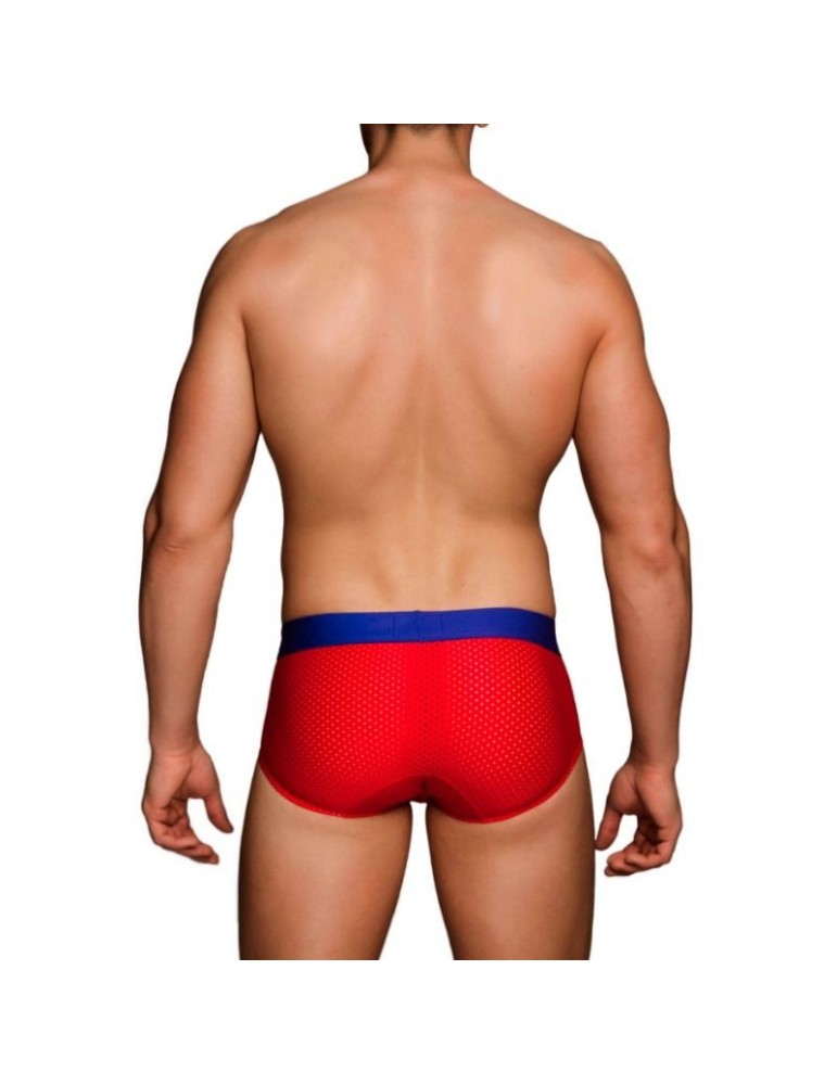 homme - ms080 culotte de sport rouge taille_3