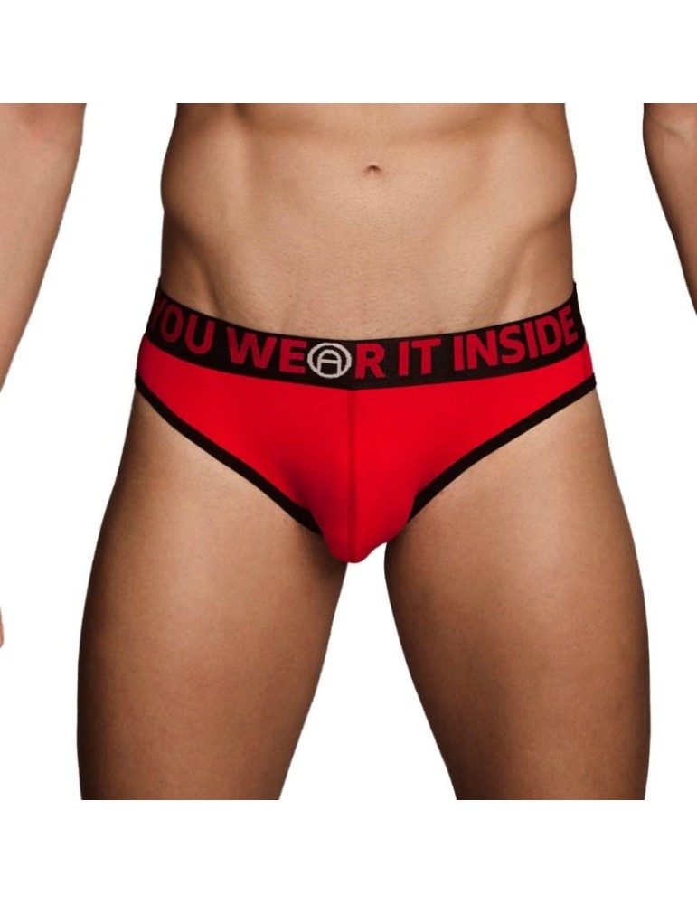 Macho - taille mx090 de caleçon rouge_4