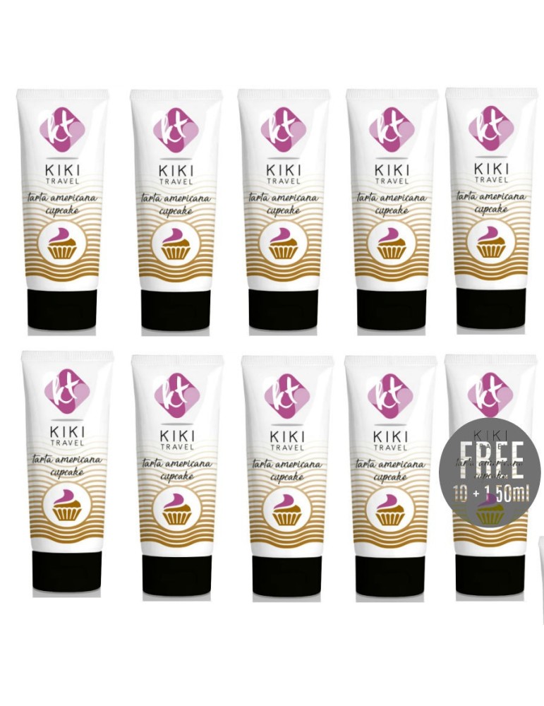 nina kikí gel coulissant saveur de gâteau américain cupcake 50 ml 10 + 1 gratuit