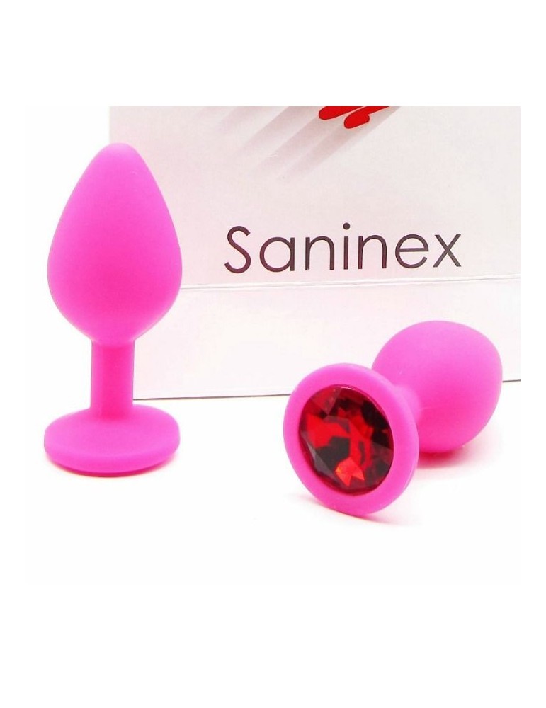 saninex rose plug sexe anal orgasmique intense unisexe