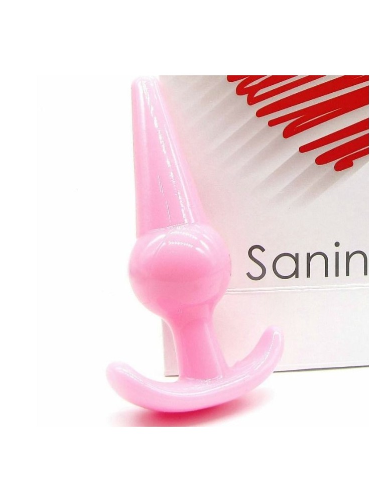 saninex plug initiation anal orgasmic sex unisex - basic line rose