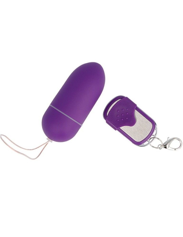 télécommande oeuf brillant i 10v violet