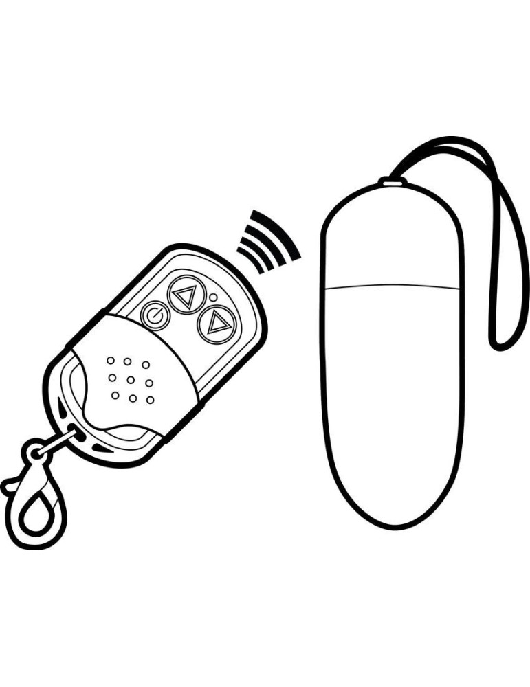 télécommande oeuf brillant i 10v rose_2