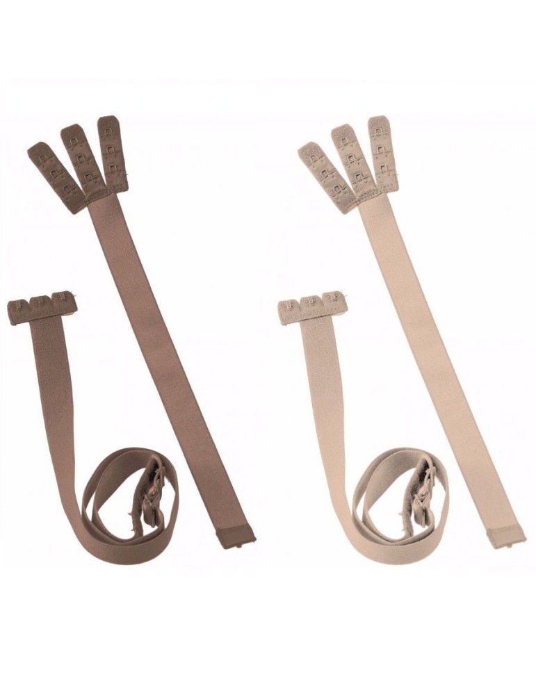 byebra adaptateur soutien-gorge dos ouvert beige et marron 3pcs