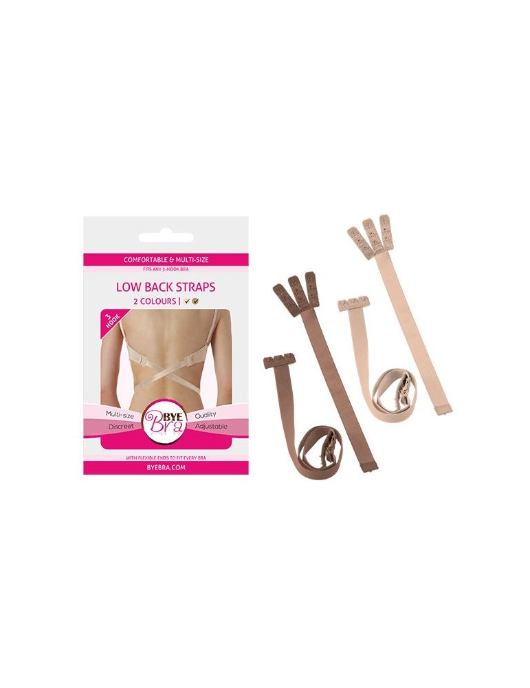 byebra adaptateur soutien-gorge dos ouvert beige et marron 3pcs_4