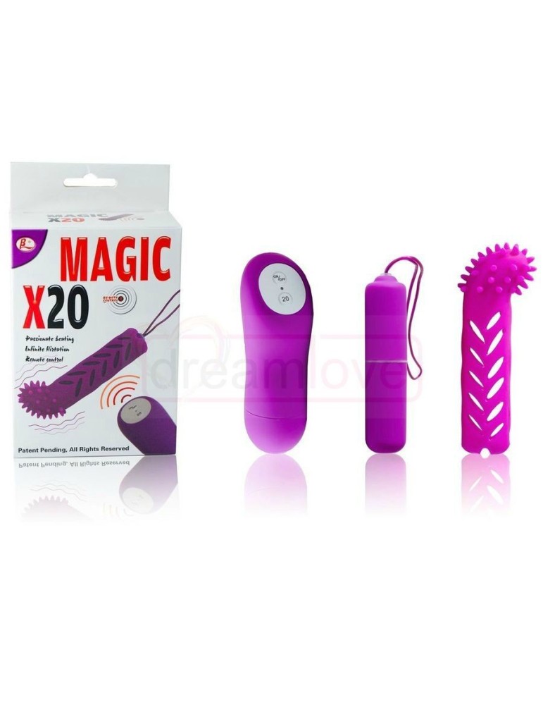 pretty love flirtation - balle avec manchon de stimulateur et contrôleur_2