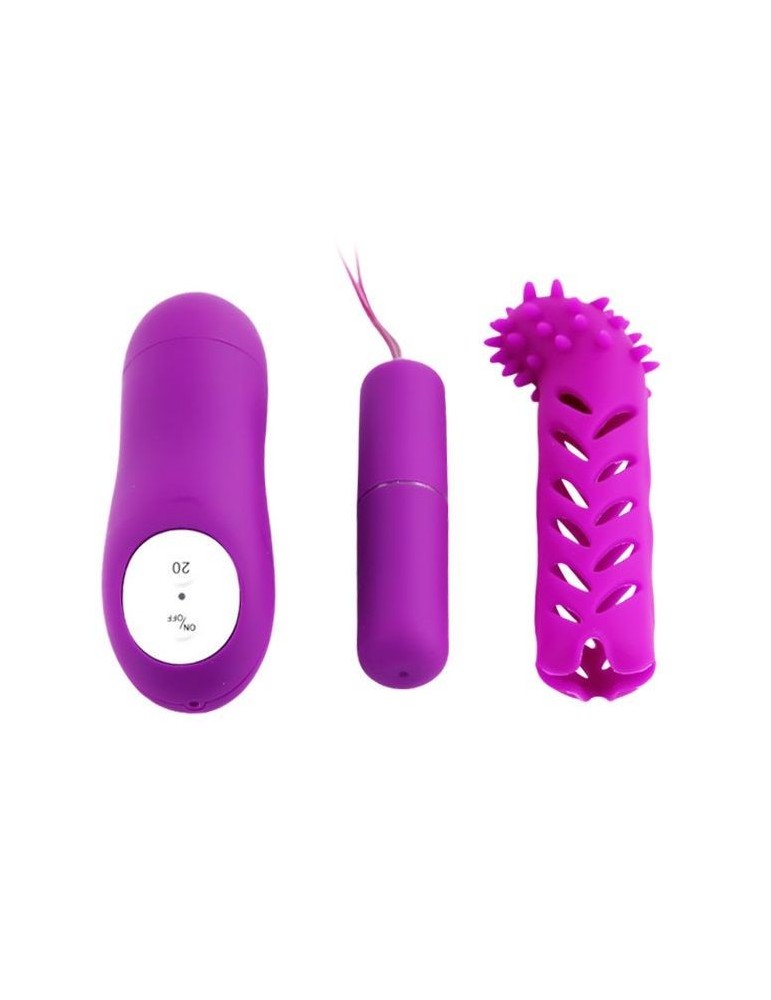 pretty love flirtation - balle avec manchon de stimulateur et contrôleur_4