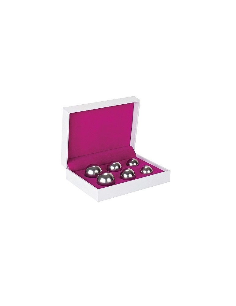 set 6 boules ben wa boules argent_2