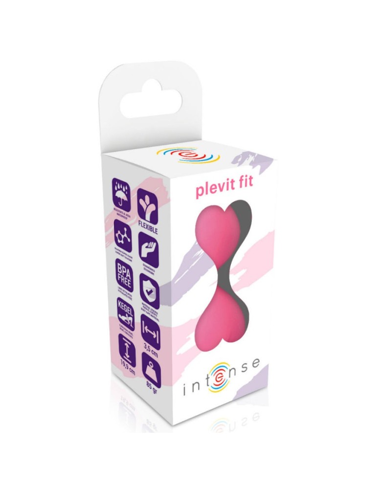 boules en silicone rose intense plevit fit