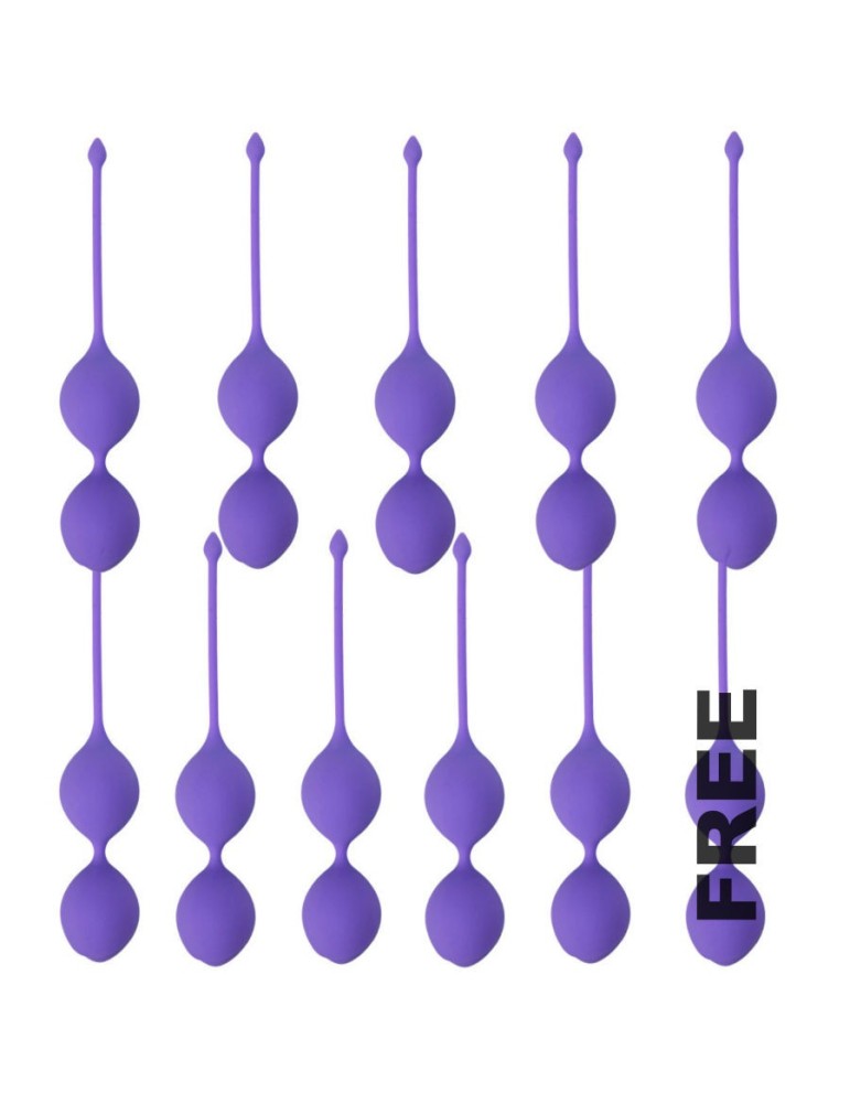 balles en silicone lilas intense plevit fit 10 + 1 gratuit_2