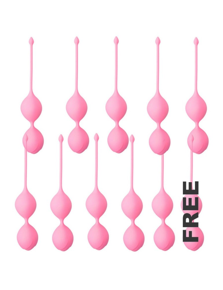 balles en silicone rose intense plevit fit 10 + 1 gratuit_3