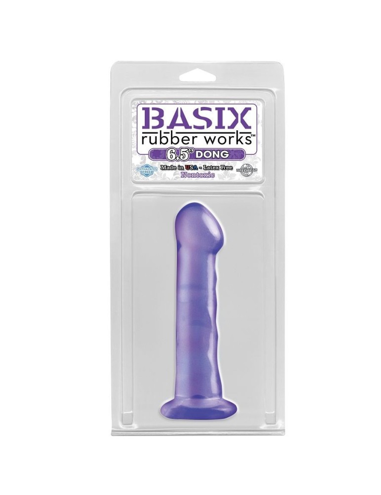 pénis basix gelée lilas 16 cm