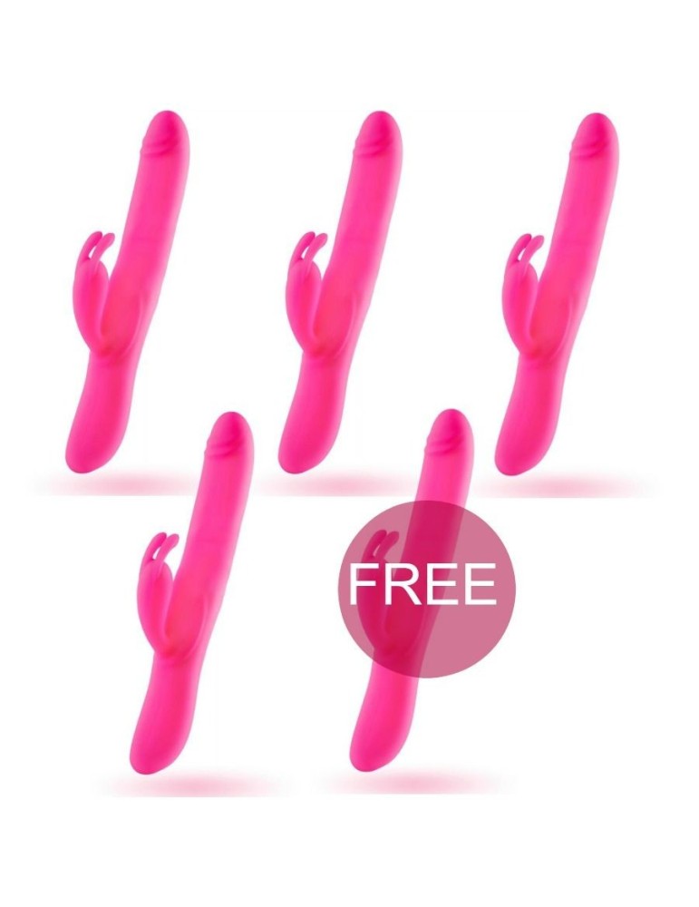 vibromasseur amoressa somer premium à rotation multiple 4 + 1 gratuit