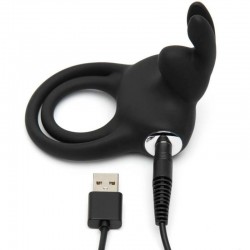 anneau vibrant rechargeable happy rabbit noir_3