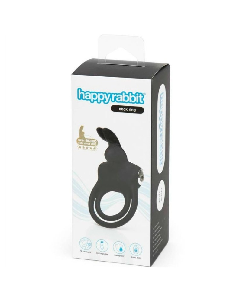 anneau vibrant rechargeable happy rabbit noir_4