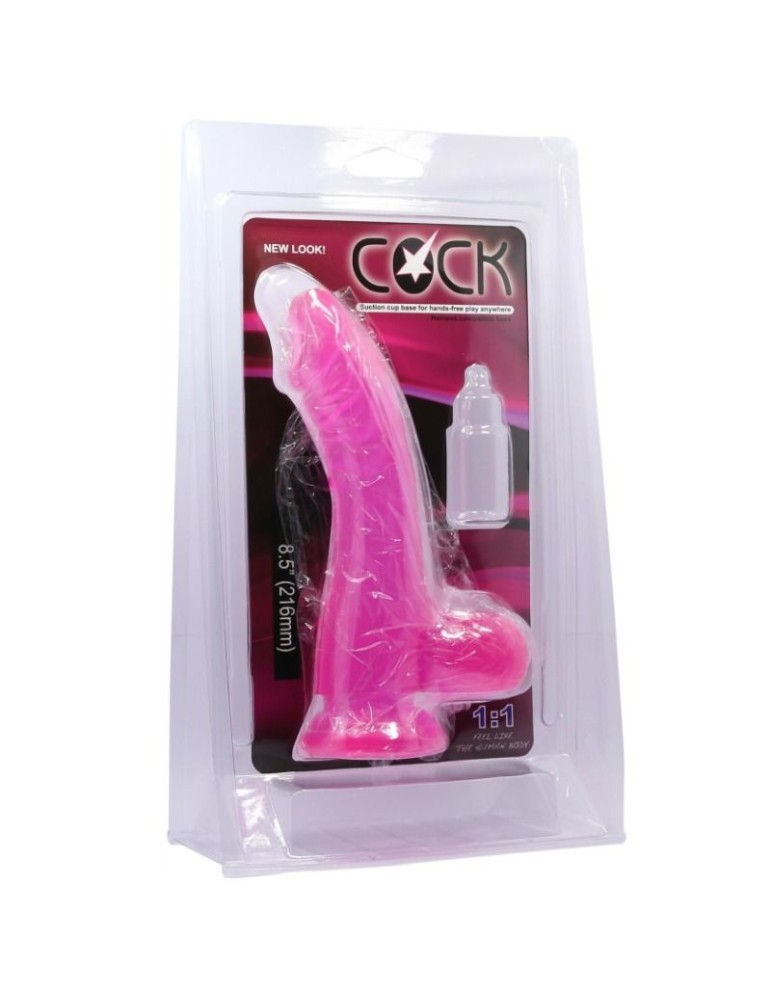 gode coq réaliste rose 21,6 cm_2