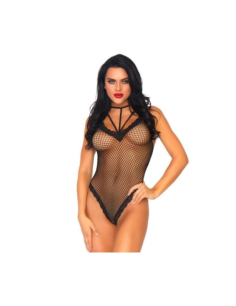 leg avenue teddy avec sangles de poitrine taille unique