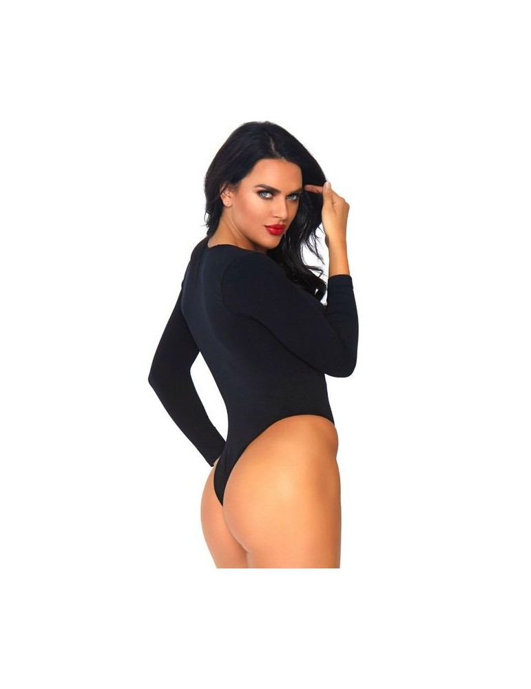 leg avenue opaque teddy manches longues taille unique_2