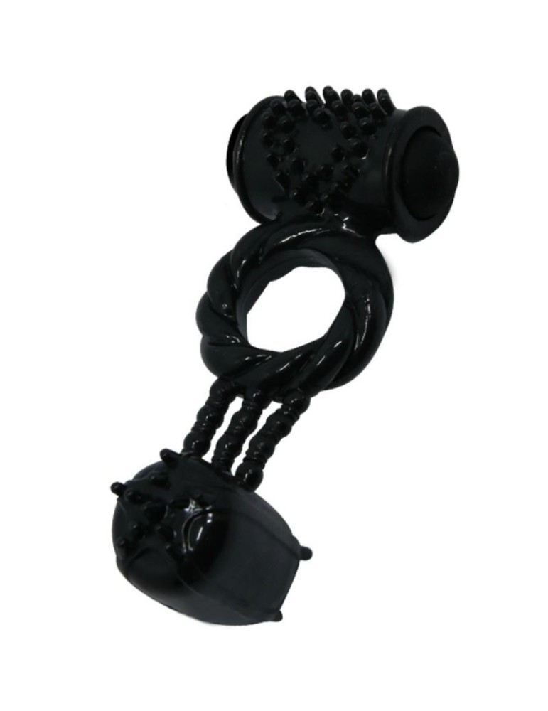 anneau vibrant anneau doux avec double stimulation_5