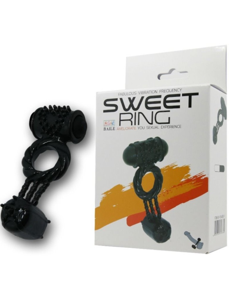 anneau vibrant anneau doux avec double stimulation_7