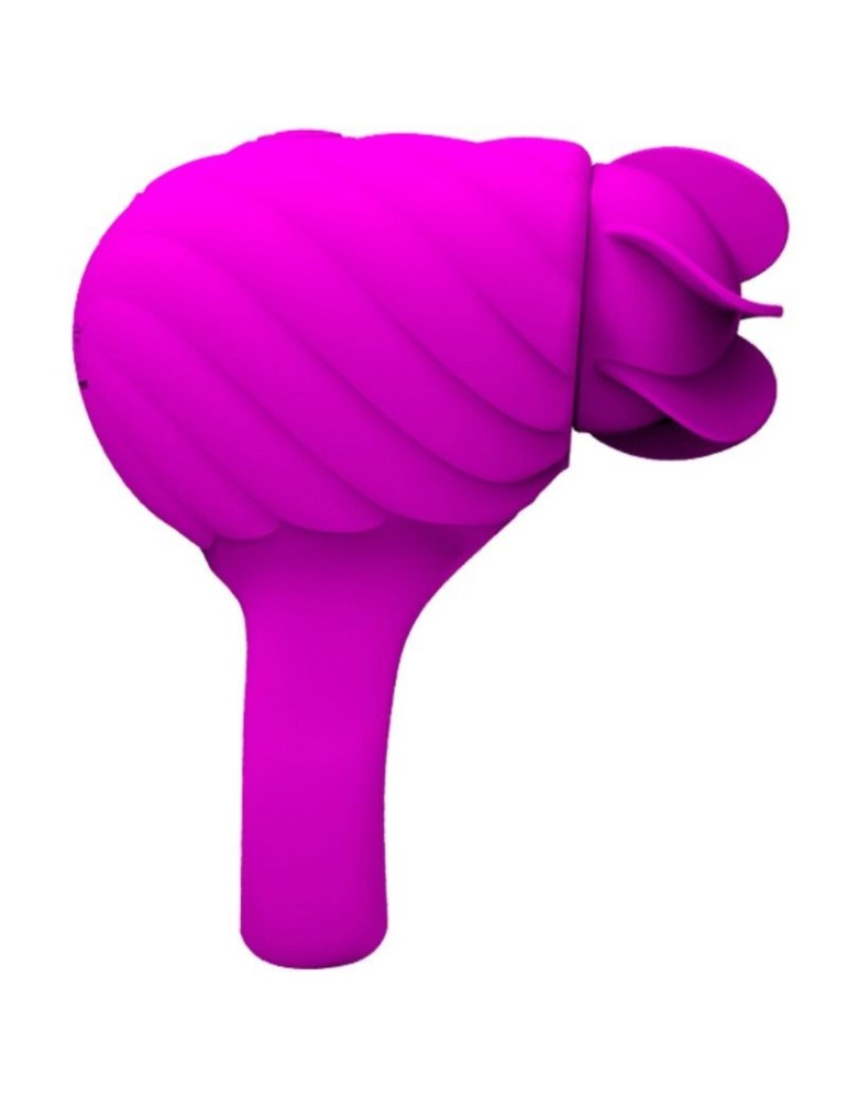 anneau en silicone française pretty love avec rotation lilas