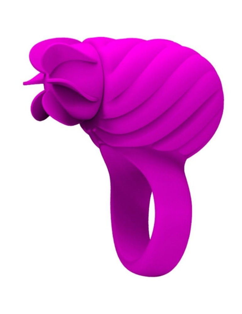 anneau en silicone française pretty love avec rotation lilas_2