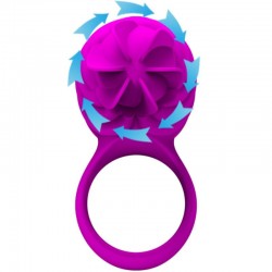 anneau en silicone française pretty love avec rotation lilas_3