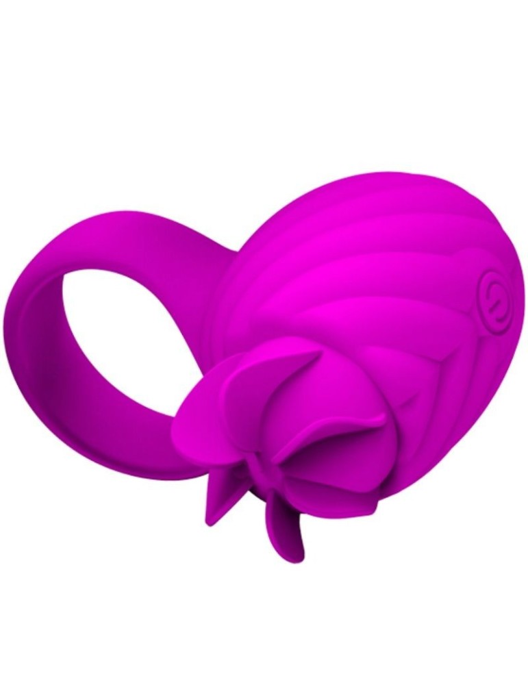 anneau en silicone française pretty love avec rotation lilas_4