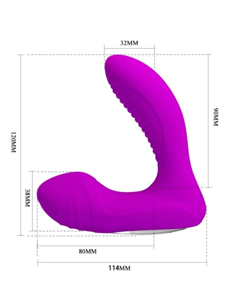 masseur anal pretty love lillian avec fonction vibrant et de chaleur_7