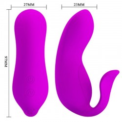 jolie pince de stimulateur de télécommande d'amour 12 modes_4