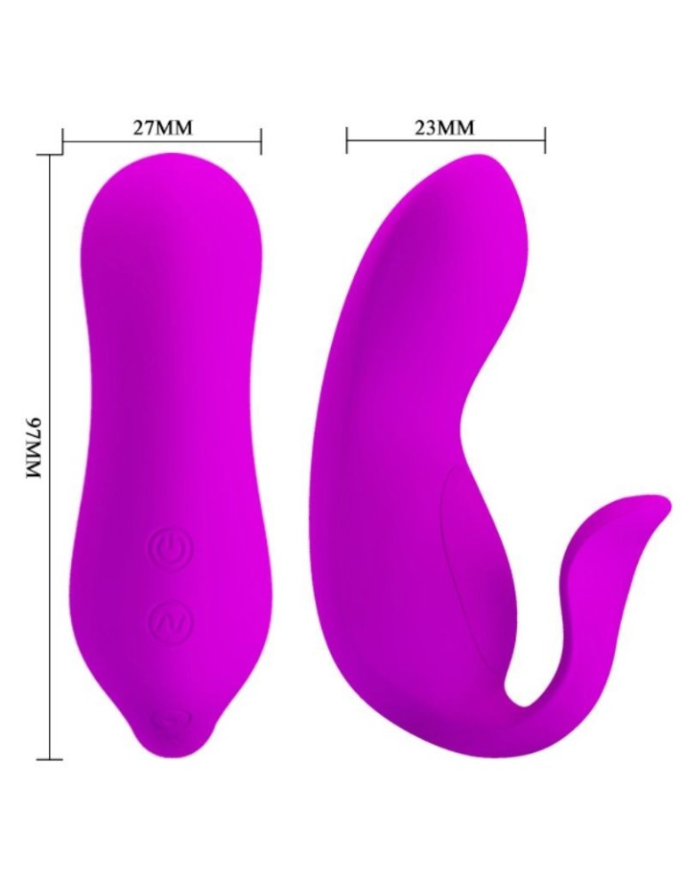 jolie pince de stimulateur de télécommande d'amour 12 modes_4